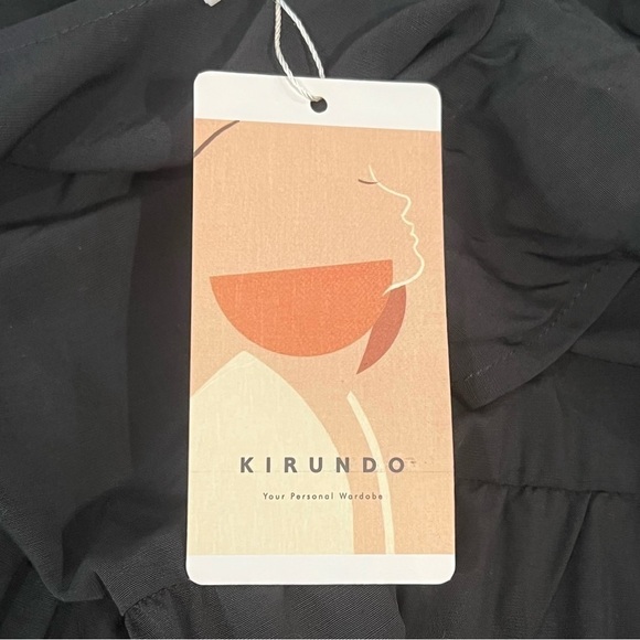 Kirundo NEW WITH TAG CAP RUFFLE SLEEVE A-LINE LINED MINI BABYDOLL DRESS - Picture 12 of 15